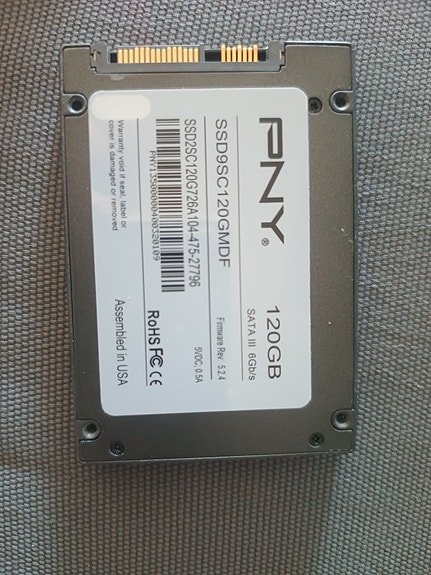 PNY SSD 120GB 2,5" SATA-levy