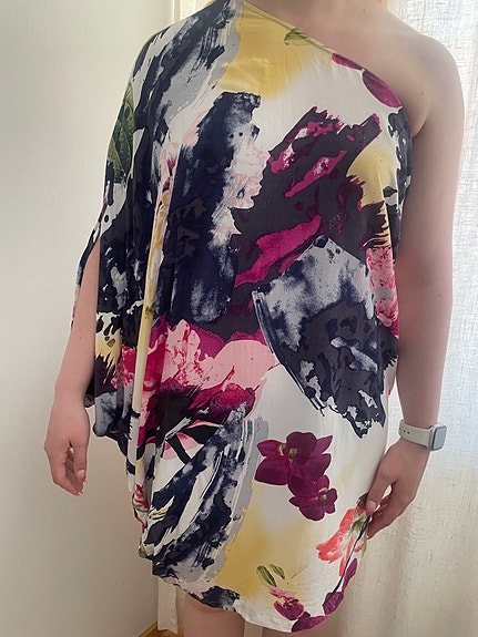 Selected Femme One Shoulder kesämekko M kirjava