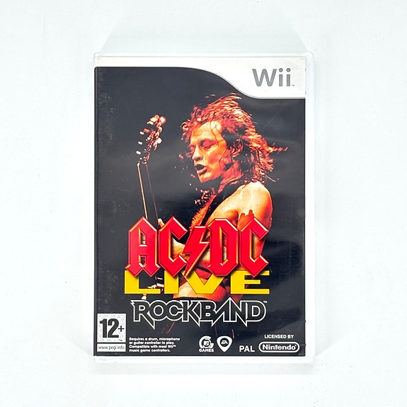 AC/DC Live Rock Band CIB Wii