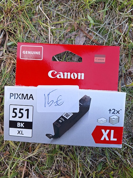 Canon Pixma 551 BK XL musta mustekasetti