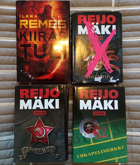Ilkka Remeksen ja Reijo Mäen dekkarit
