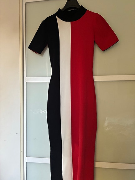Solace London Color Block Knit Dress