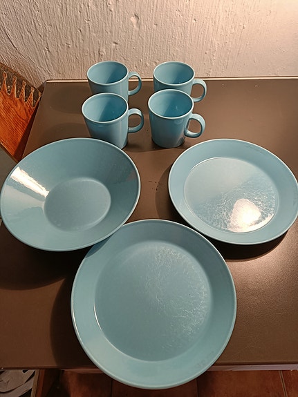 Iittala Teema turkoosi astiat