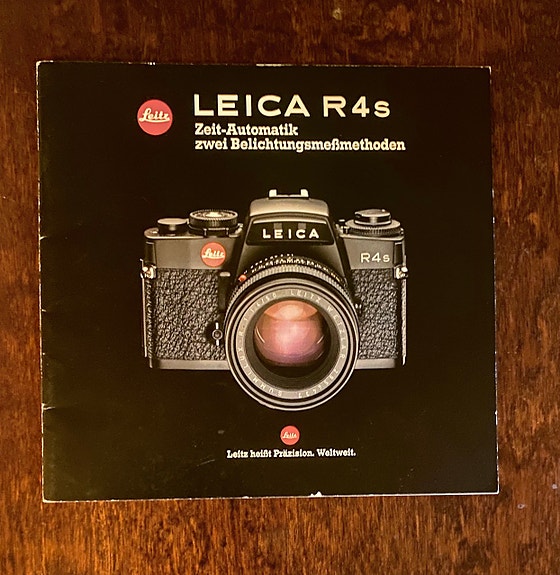 Leica camera booklet