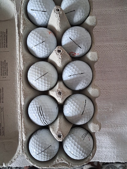 Titleist PROV1 käytettyjä 10 kpl