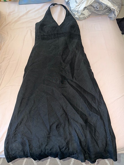 Open back dress