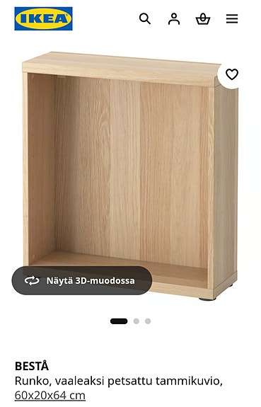 Bestå hylly runko