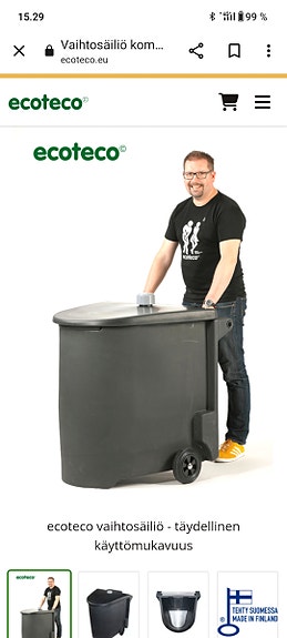 Ecoteco kuivakäymälän vaihtosaavi