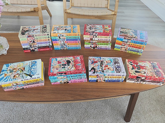 One Piece -mangasarja osat 1-43 suomeksi