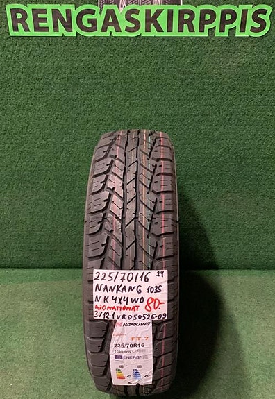 225/70R16 Nankang NK 4×4 WD 103S kesä ajamaton