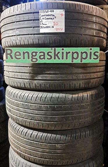 4kpl 225/60R17 Continental ContiPremiumContact 5 kesä 2,5mm