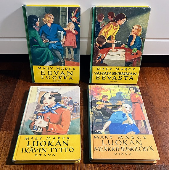 Tyttökirja 4x mm Eevan luokka + Luokan ikävin tyttö / Mary Marck