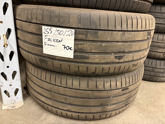 255/50R20 Falken käytetyt kesärenkaat