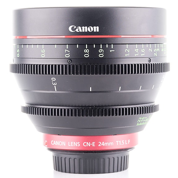 Canon CN-E 24mm T1.5 L F Cinema Prime -objektiivi (käytetty)