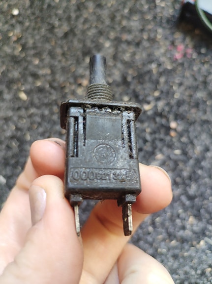 MB w123 valokytkin