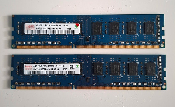 Nanya 8GB (2x4GB) DDR3 RAM muistikammat