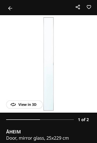Ostetaan Åheim ovi 25cm