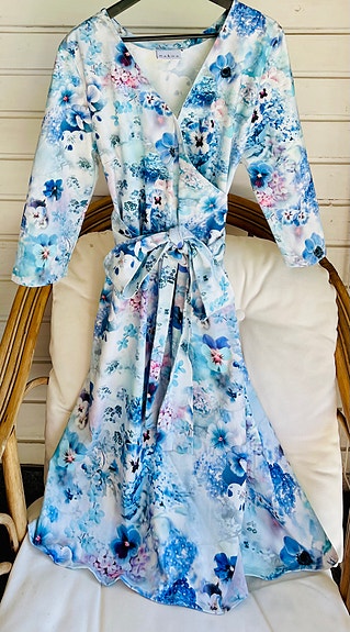Nakoa Print Wrap Dress Lush