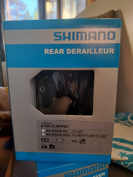 Shimano takavaihtaja 10-v M6000