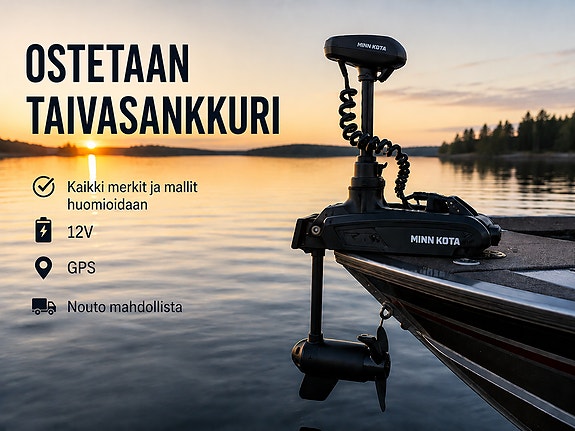 Ostetaan keulamoottori taivasankkurilla