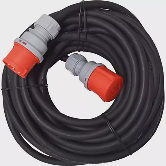 Voimavirta jatkojohto 32A 10m 5x6mm