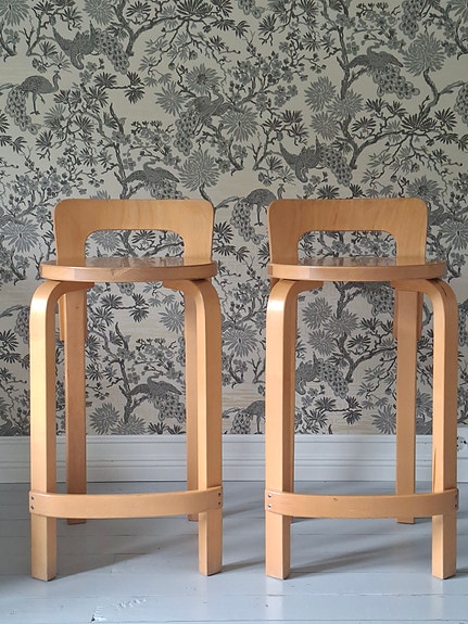 K65 Artek Alvar Aalto baarijakkarat 2 kpl