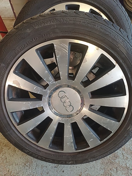 Audi alumiinivanteet kesärenkailla 17"