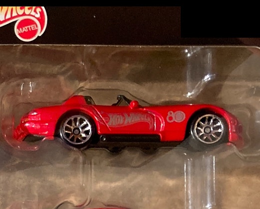 Hotwheels silver series Mattel 80th Anniversary Dodge Viper RT/10.
