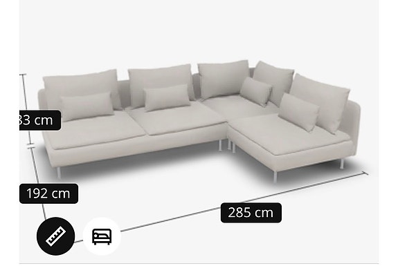 OSTETAAN Ikea söderhamn kulmasohva