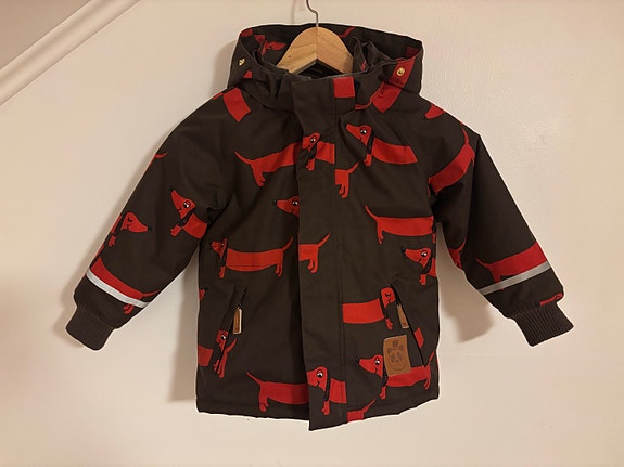 Mini Rodini mäyräkoira talvitakki 92/98