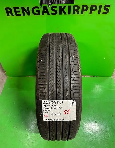 1kpl 225/65R17 Hankook DynaPro HP2 102H kesä 5mm
