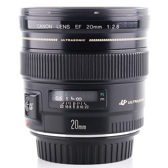 Canon EF 20mm f/2.8 USM -objektiivi (käytetty)