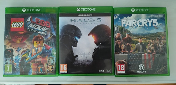 3kpl Xbox one pelit