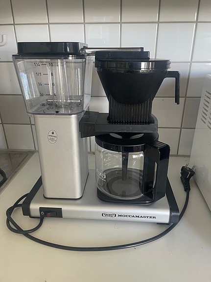 Moccamaster kahvinkeitin lasikannulla