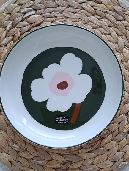 Marimekko Unikko syvä lautanen