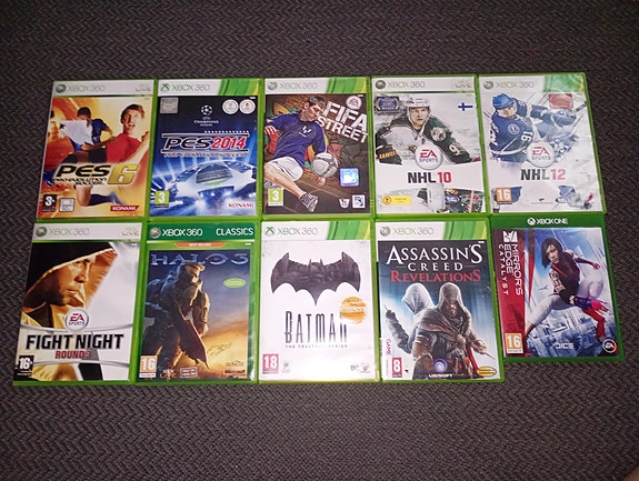 Xbox pelejä