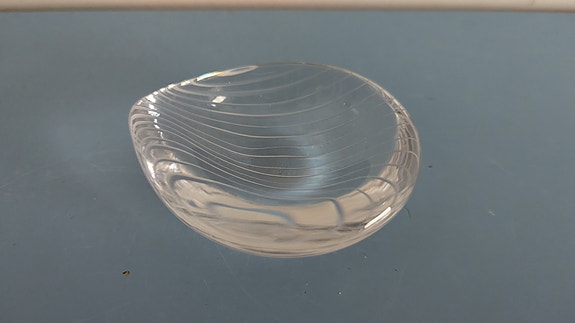Iittala - Viivahiottu Malja (1956, Signeerattu, Tapio Wirkkala)