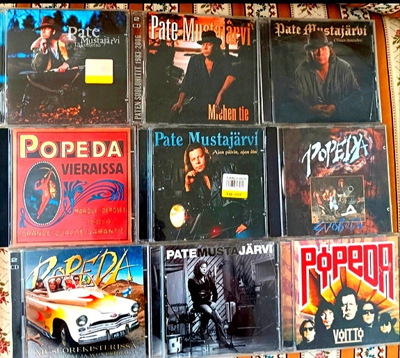 Popeda ja Pate Mustajärvi CD:t