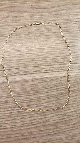 14K / 585 kultaketju Figaro 46 cm – Midas