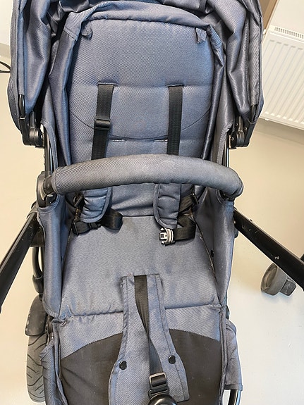 Britax vaunut ja turvakaukalo, harmaa/sininen