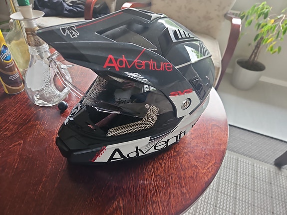 KAPPA Adventure SXS kypärä XL musta/valkoinen