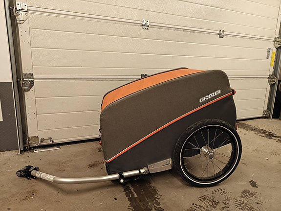 Croozer polkupyörän peräkärry oranssi/harmaa