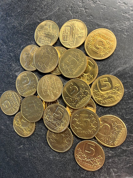 5 markan kolikot