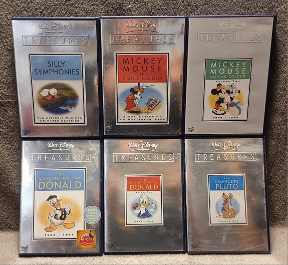 DISNEY treasures dvd 6kpl
