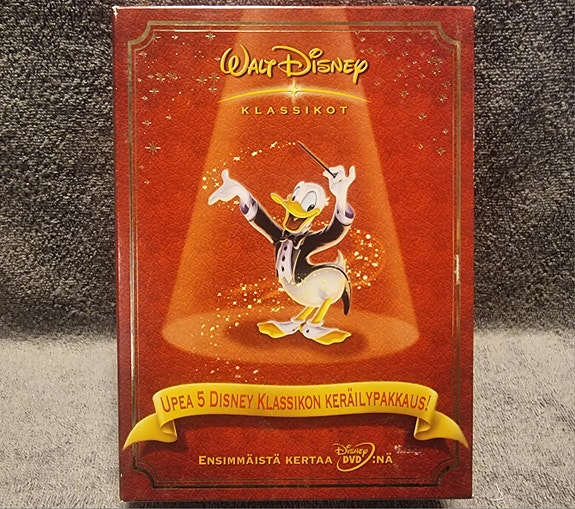 upea 5 DISNEY klassikon keräilypakkaus dvd
