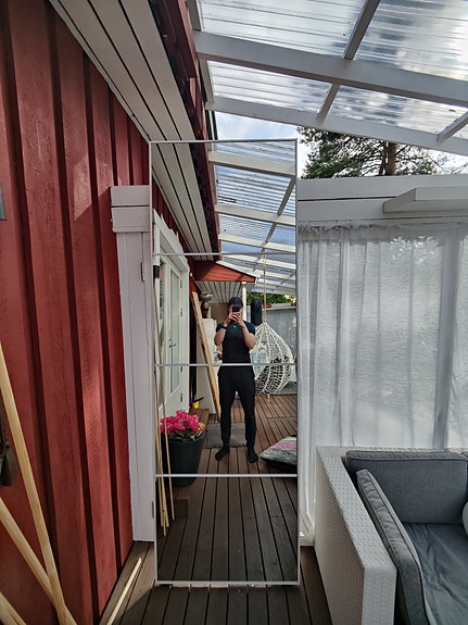 IKEA PAX -vaatekaapin liukuovet peileillä