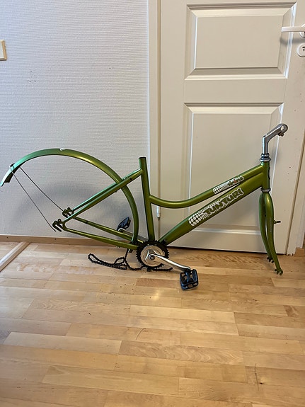 Tunturi kaupunkipyörän runko 26" M vihreä unisex (edullisesti)🔥