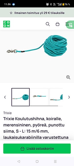Trixie koulutushihna