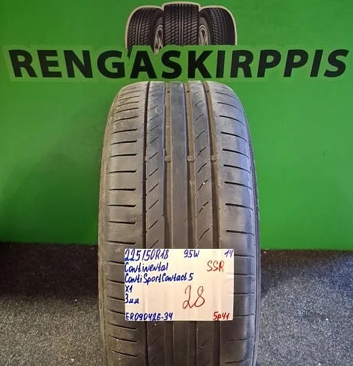 225/50R18 Continental ContiSportContact 5 95W SSR kesä