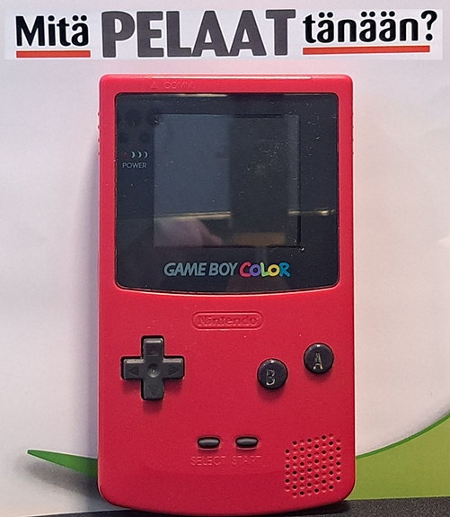 Gameboy Color Punainen konsoli (L) GBC (Käytetty)